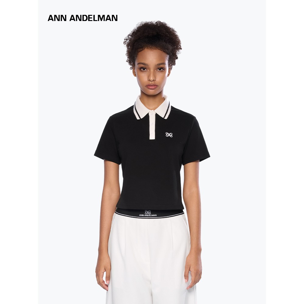 直营 2025夏季新款短袖上衣 拼色POLOT恤