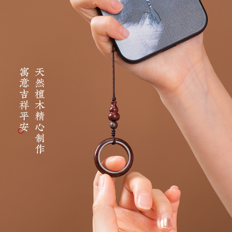 黑檀木手机挂件指环扣葫芦吊坠挂饰中国风复古防丢男女创意短链绳,服饰配件/皮带/帽子/围巾,钥匙扣,淘宝优惠券,粉丝福利购,淘宝优惠卷
