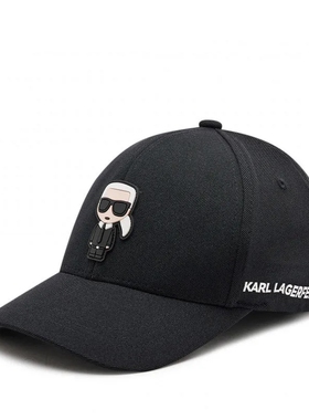棉质棒球帽鸭舌KARLLAGERFELD/