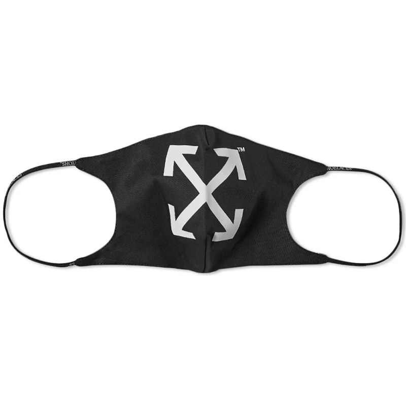 OFF WHITE潮流装饰口罩黑色防尘面罩男女通用户外