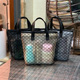 新款 韩版 透明网纱镂空植绒字母轻便大容量购物袋饭盒妈咪包手拎包
