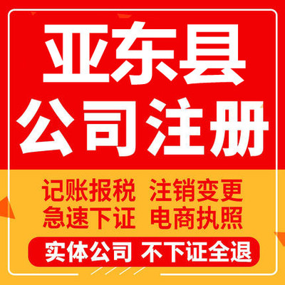 亚东公司注册个体工商营业执照代办公司注销企业变更股权异常