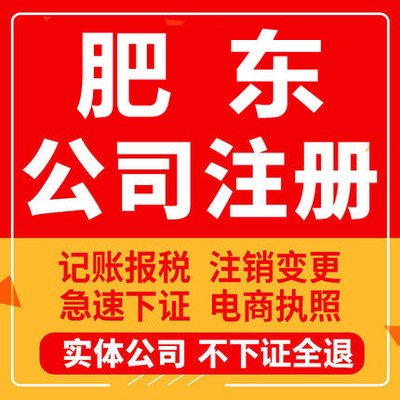 肥东公司注册个体工商营业执照代办公司注销企业变更股权异常