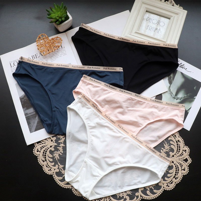品质内裤女超薄高弹亲肤透气三角裤女低腰性感纯棉档小香风小仙女