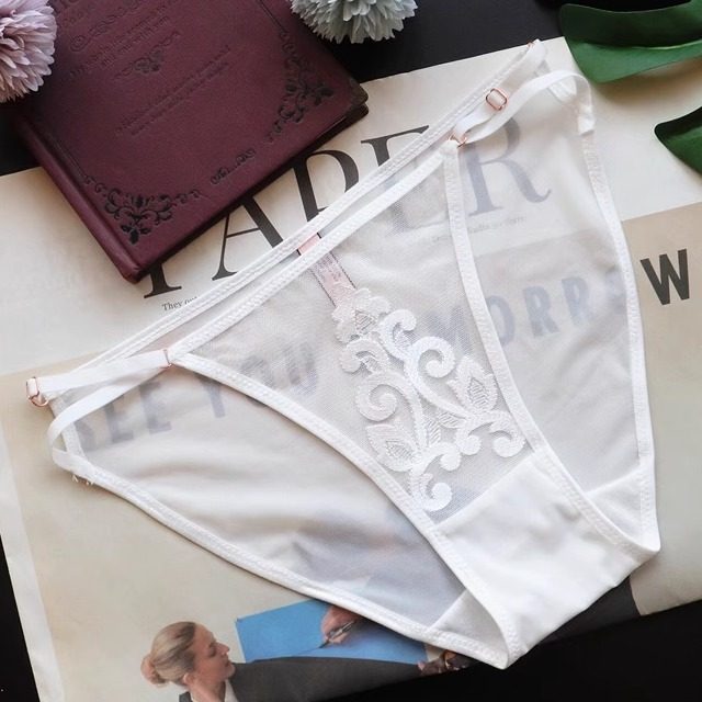 新款内裤女透明性感三角裤纯欲风超薄紧身小仙女提臀翘臀情趣短裤
