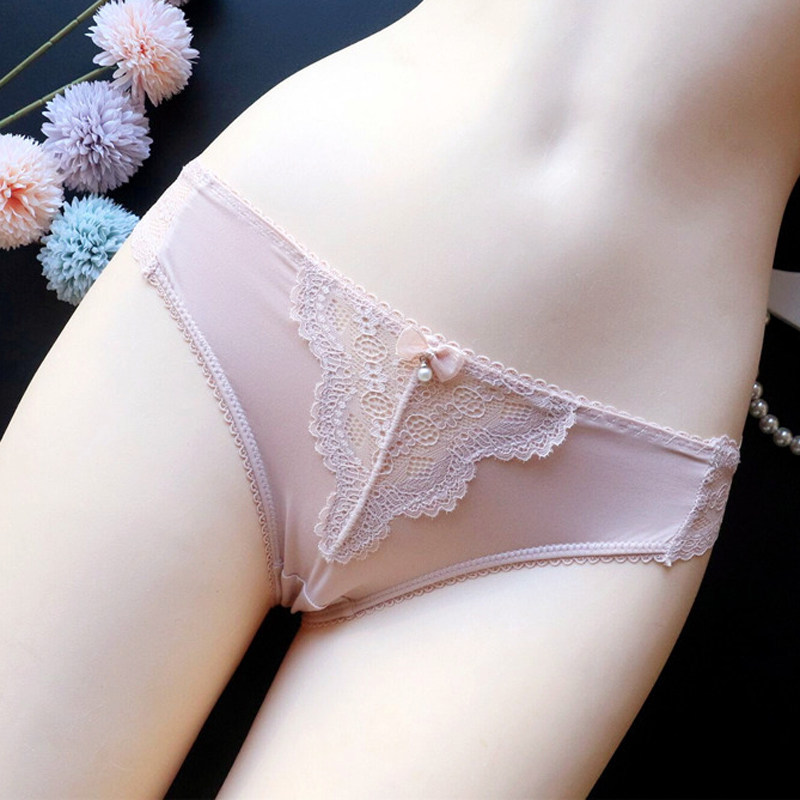 品质内裤女蕾丝包臀高弹性感舒适透气三角裤低腰纯棉档女生小短裤