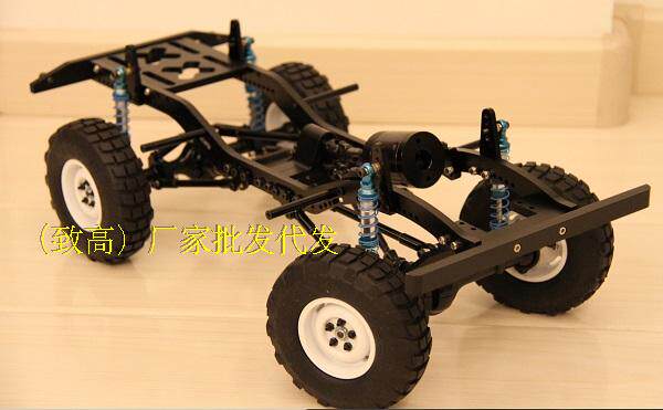 1:10 路虎 D90 全金属车架 可配牧马人 D90车壳 可配H2 H3 YOTA桥