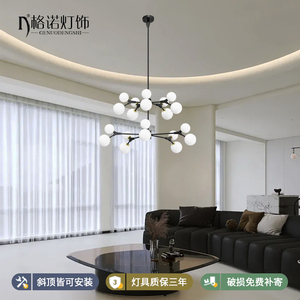 大厅主灯简约餐厅卧室楼梯别墅阁楼斜顶房loft复式挑空客厅吊灯