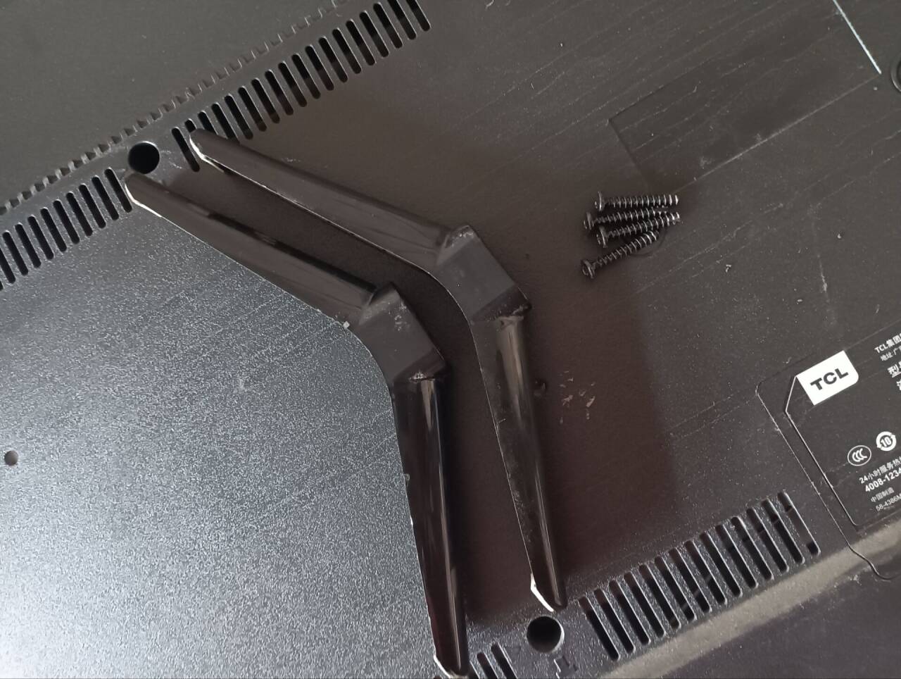 原装TCL LE43D8600底座 底脚 支架 拆机件有使用痕迹液晶电视配件