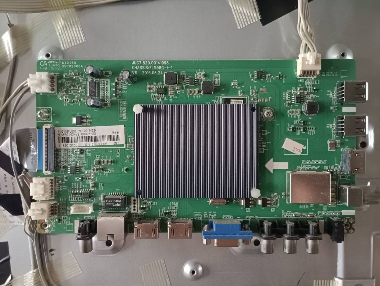 原装长虹 55U1 55A1U 55U3C主板JUC7.820.00141998屏C550U16-E4-A
