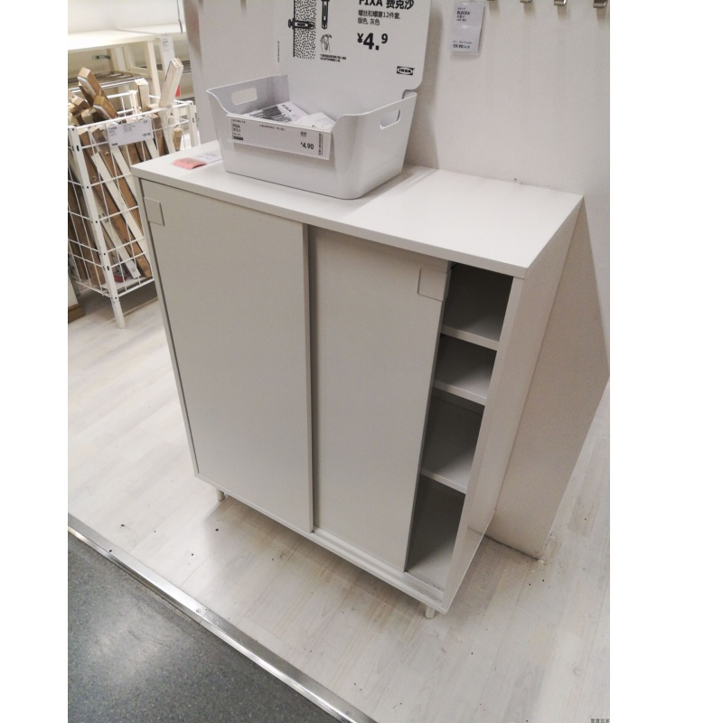 IKEA宜家马凯帕鞋储物柜鞋类收纳柜鞋柜白色门厅柜玄关鞋柜家用