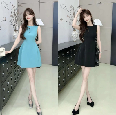 卡卡正品西装无袖连衣裙气质裙子