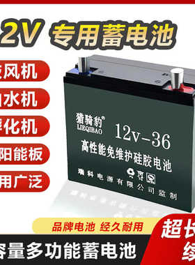 12v大容量电瓶36安60ah100铅酸干电池户外摆摊照明音响水泵12伏电