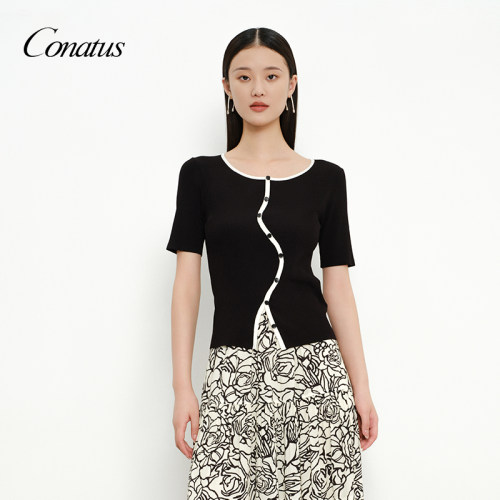 针织开衫短袖CONATUS/珂尼蒂思