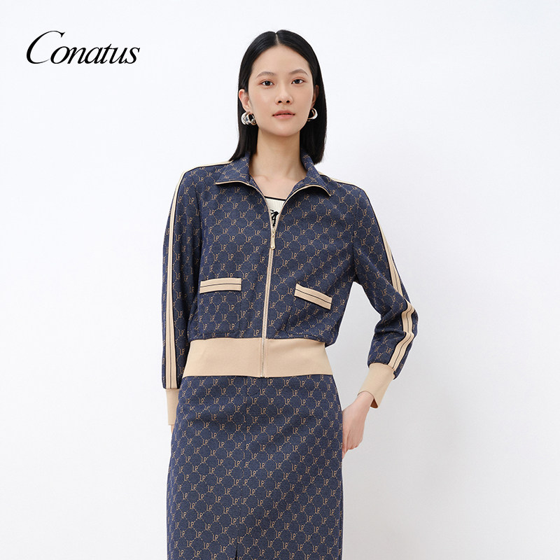 CONATUS/珂尼蒂思时尚女性小香风干练洋气高端外套