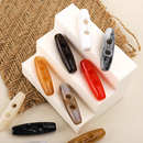 橄榄扣大衣风衣纽扣牛角扣子两眼羊角扣亚克力对扣衣服时尚 百搭扣