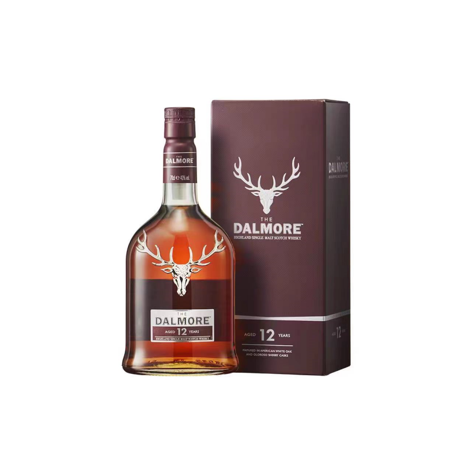 达尔摩大摩12/15/18年苏格兰单一麦芽威士忌Dalmore进口洋酒行货