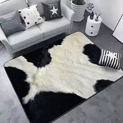 Animal Fur Texture Carpet Modern Minimalist Living Room Bedroom Coffee Table Study Bedside Blanket Anti-Slip Door Mat Floor Mat