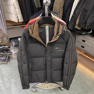 专柜工厂余单！轻商务商务短款羽绒服男连帽加厚保暖防风冬季外套
