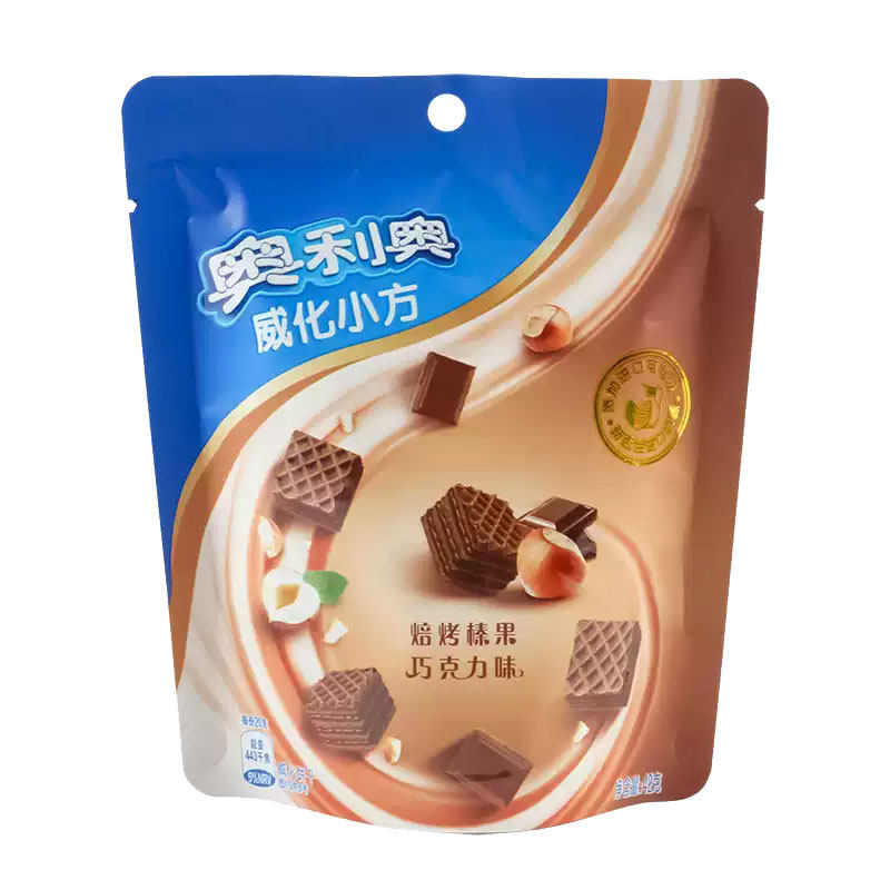 奥利奥威化小方饼干42g榛果巧克力味办公室休闲酥脆食品零食小吃