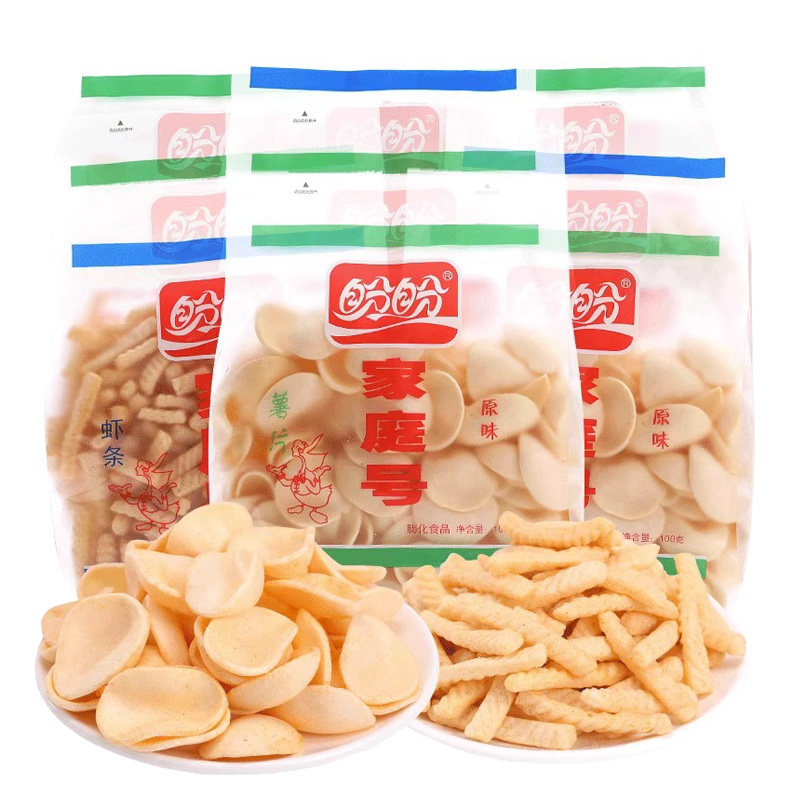 盼盼家庭号薯片虾条100g*3袋图片