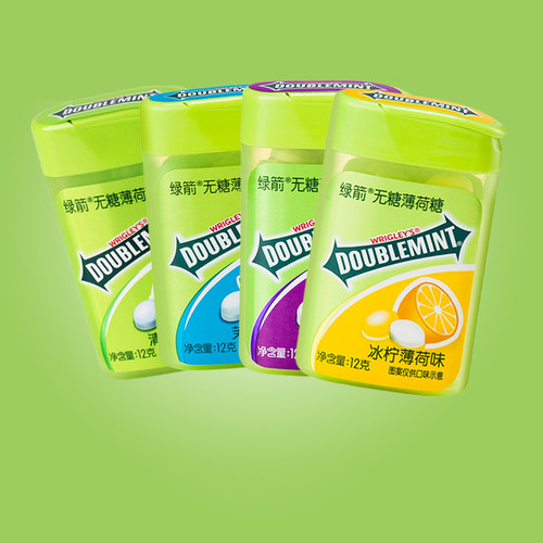 20粒*4盒无糖薄荷糖绿箭
