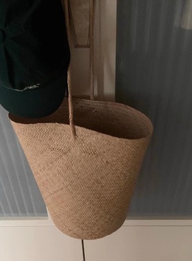 酥皮商店~巴厘岛手工编织包ins夏季单肩水桶包沙滩海边度假草编包