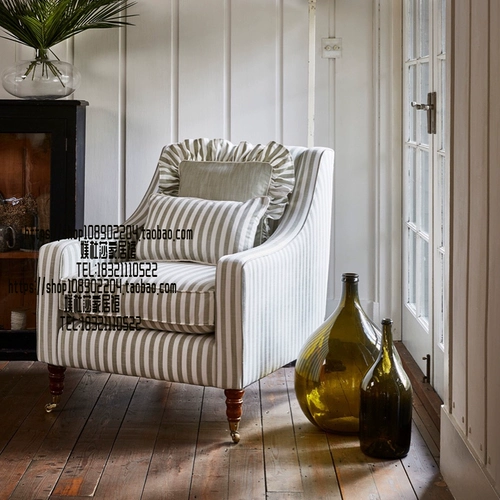 Ретро сельский диван, ткань, французский ретро стиль, в американском стиле, тигр