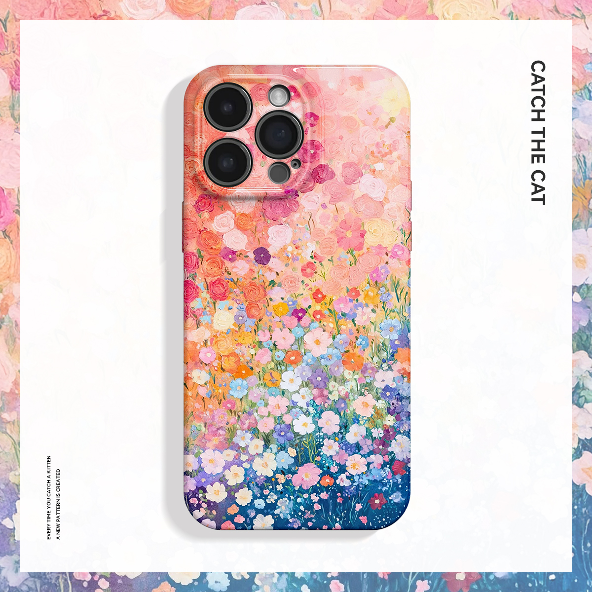 很多花~唯美好看适用iPhone16/15pro手机壳新款mate60华为pura70苹果14红米k70软vivoS20小众opporeno9畅享70