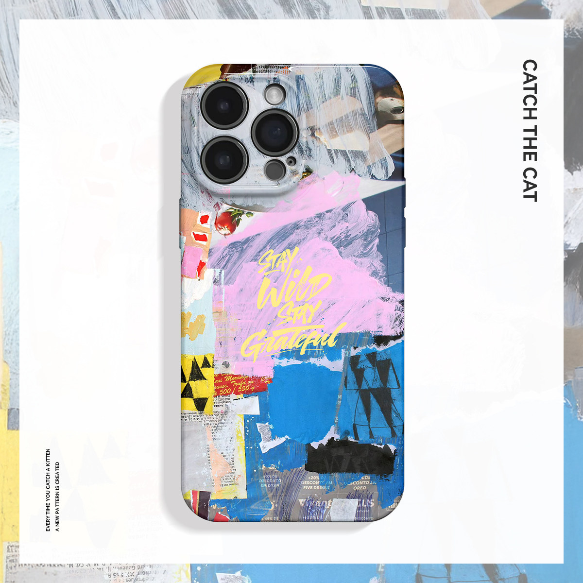 保持野心~创意小众涂鸦不撞款适用iPhone16/15pro手机壳新款华为mate70小米14畅享70软iqooneo9苹果13荣耀200