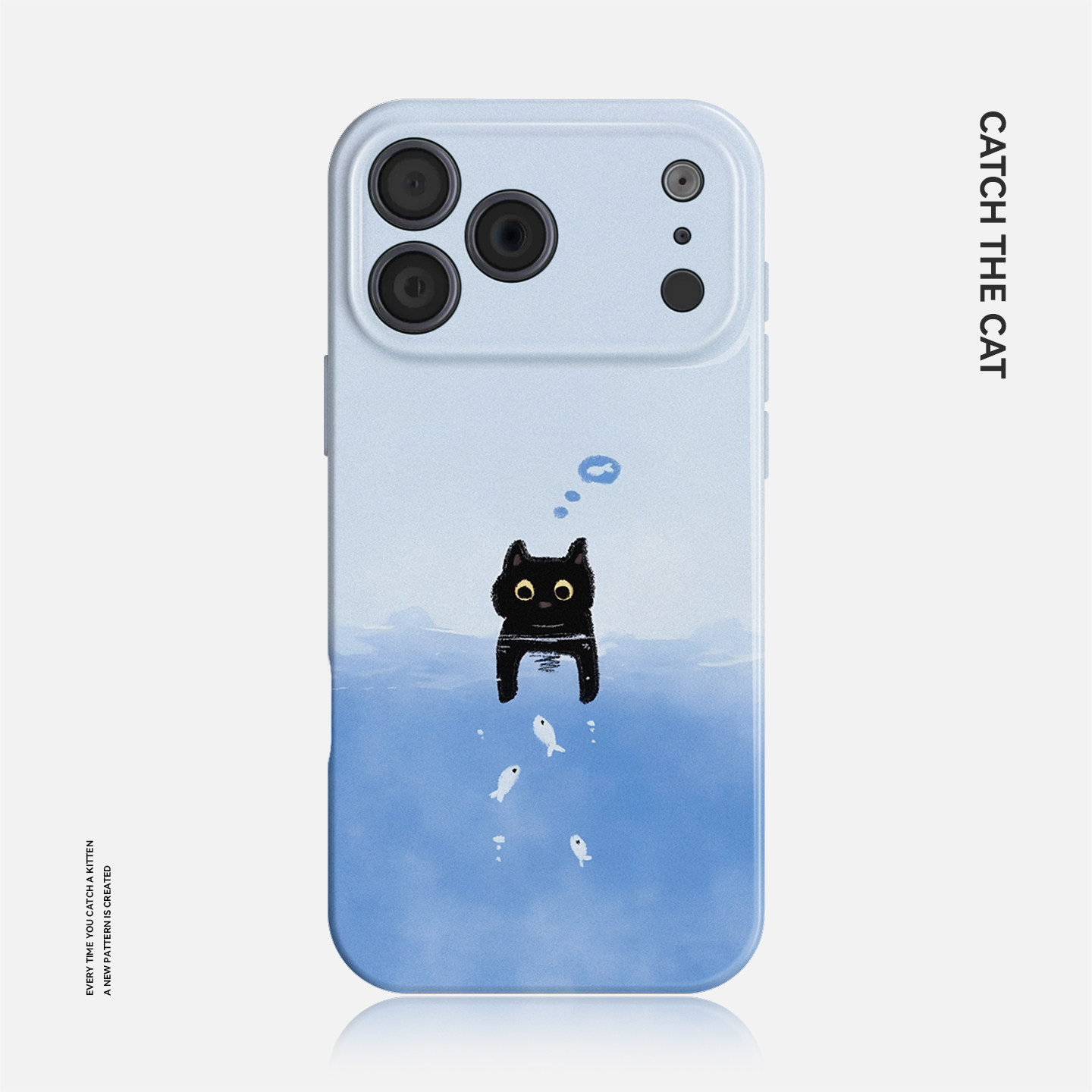 捞鱼~简约黑猫ins适用苹果17promax手机壳iphone16华为pura70小米15油画opporeno14荣耀400萌系iqoo13红米k90