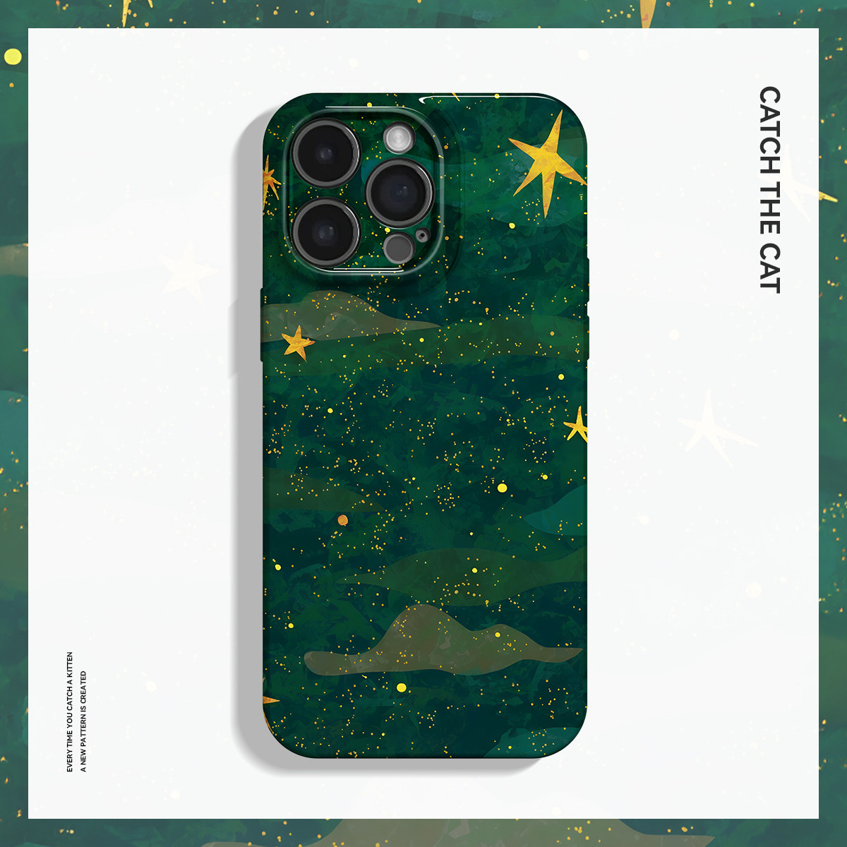 绿色幸运星~梦幻艺术涂鸦适用iPhone16/15promax手机壳华为pura70苹果14红米k80vivoX200软opporeno12畅享70,3C数码配件,手机保护套/壳,淘宝优惠券,粉丝福利购,淘宝优惠卷