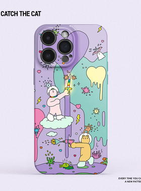 健康使者~适用iPhone16promax苹果14手机壳小米15华为mate70高级感pura70pro+现代opporeno13荣耀300vivoX90