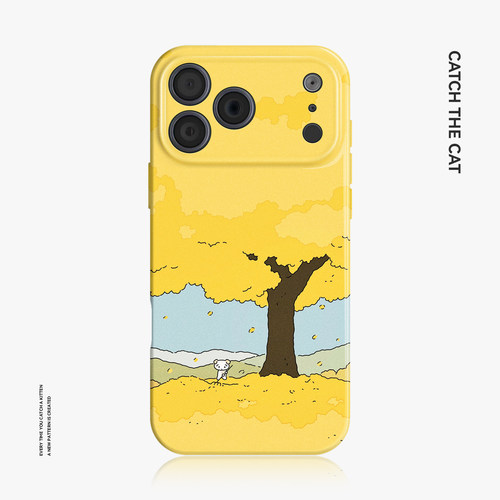 秋叶~ins适用iphone手机壳17promax苹果16mate80华为p90小米15简约reno14小众oppofindx8可爱vivo一加13ace6
