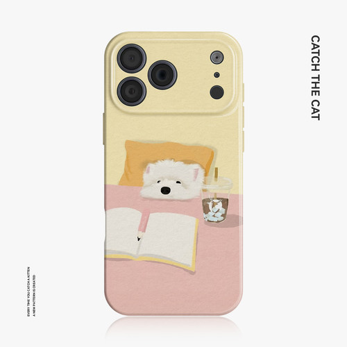 犯困小狗~ins适用iphone手机壳17promax苹果16mate80华为pura70简约nova13小米15opporeno14可爱vivo荣耀300