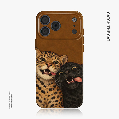 搞怪自拍~适用苹果18promax手机壳17iphone16mate80华为pura70豹猫nova13小米15可爱oppo14复古vivo荣耀300新
