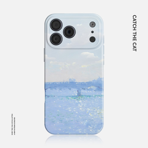 蓝桥~油画艺术ins适用iphone17promax手机壳苹果16华为nova14mate80小米15opporeno13夏天vivox200一加ace6软