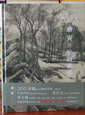唐寅的绘画世界 细品名画 唐寅绘画技法解析唐寅山水画集画册绘画技法细节局部解析描述笔墨运用的细节分析 四川美术