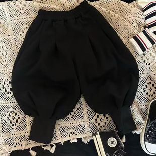 儿童哈伦裤男女童夏季宽松裤子春秋男童裤子宝宝冬款百搭束脚裤潮