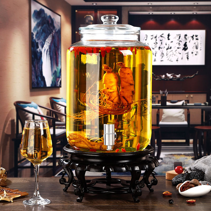 无铅加厚玻璃泡酒瓶家用