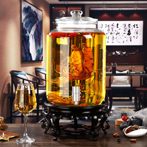 无铅加厚玻璃泡酒瓶家用