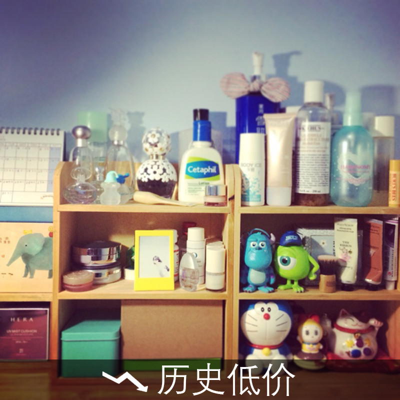 zakka杂货木质创意风桌面收纳盒