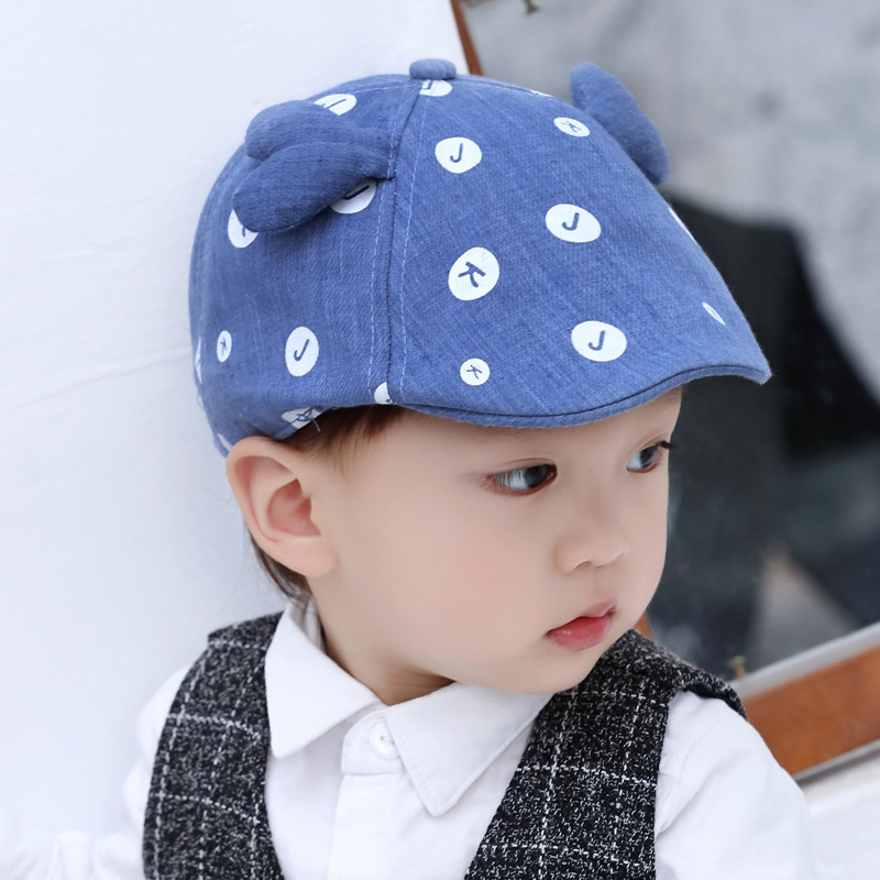 赤ちゃんの男の子の帽子は夏1-2歳の子供の帽子は女性がかわいいです。