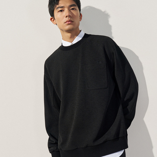 1ST3101080 套头卫衣 TRENDIANO2025秋冬新款 重磅针织小口袋男款