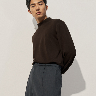 秋冬新款百搭休闲长袖T恤