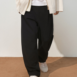 1ST4060850 直筒长裤 TRENDIANO2025秋冬新款 针织百搭宽松男款