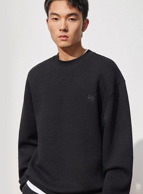 TRENDIANO2025秋冬新款果冻空气层简约男款套头卫衣 1ST4101390