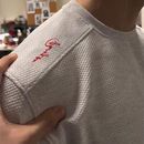 GTA华夫格蜂窝红标刺绣卫衣男秋季美式正肩长袖T恤高级感打底衫