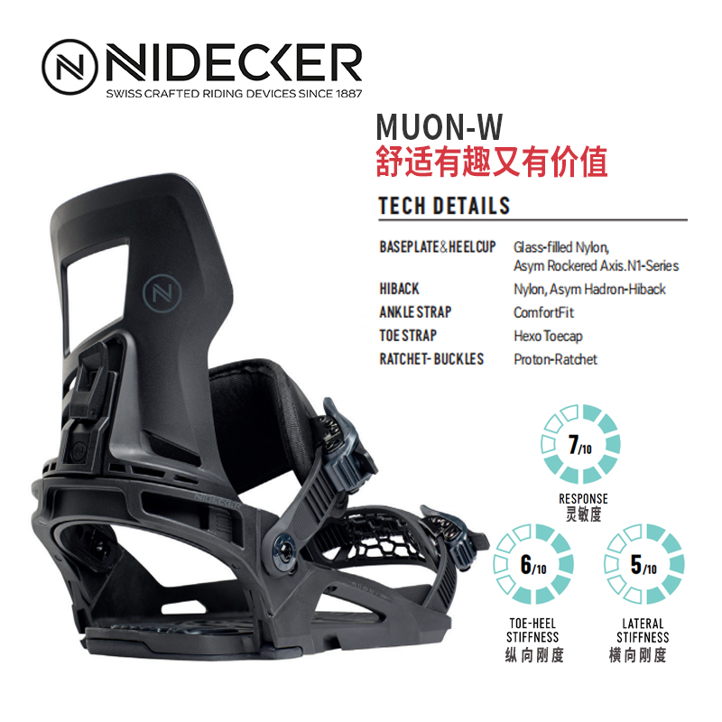 NIDECKER-d Muon 户外/登山/野营/旅行用品 固定器 原图主图