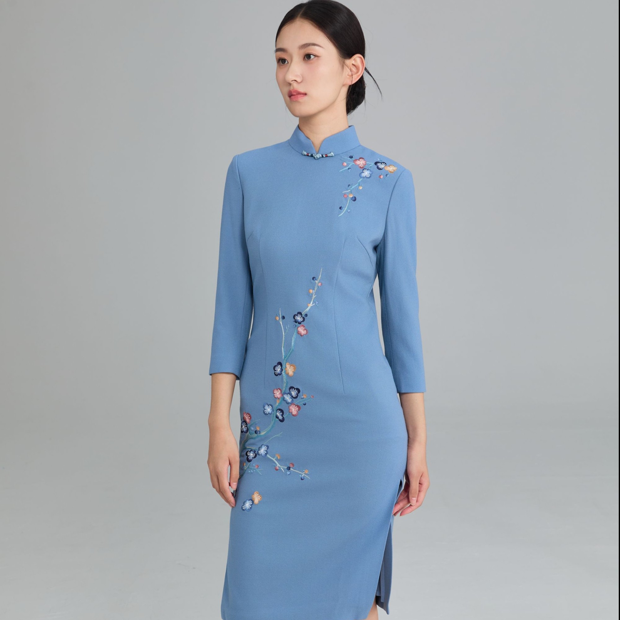 暗香疏影｜中国风重工刺绣旗袍